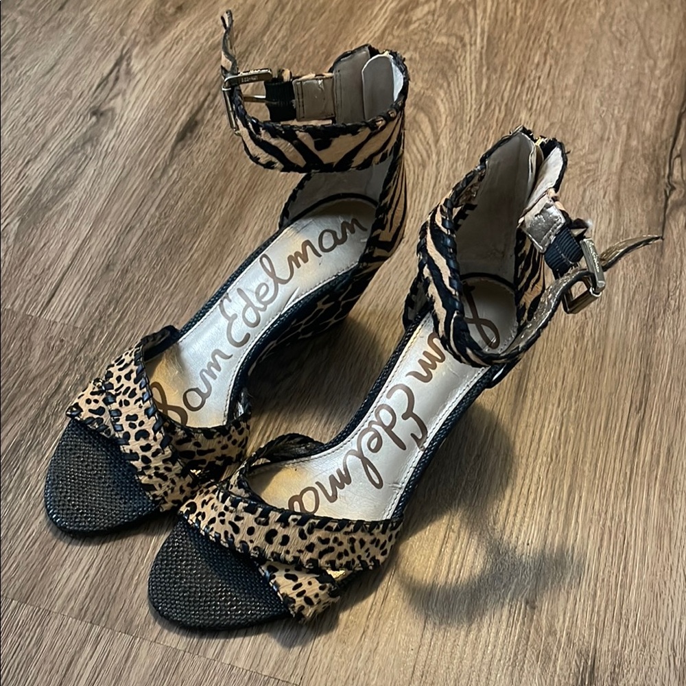 Sam Edelman Women's Leopard Print Heels